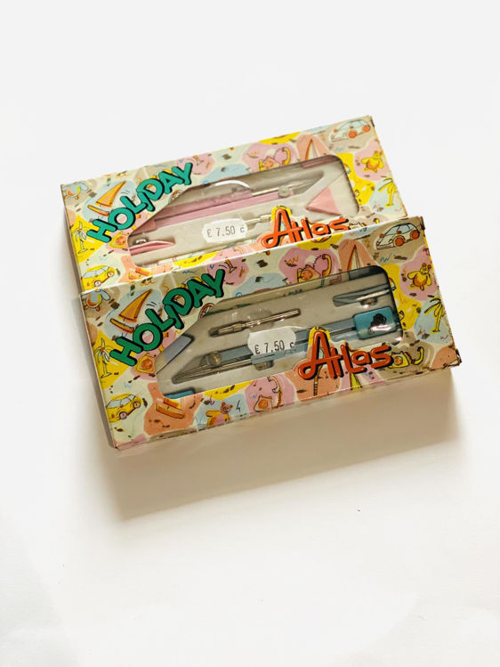 Picture of 750-ATLAS COMPASSES SET - PINK/BLU